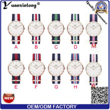 2016 YXL-600 nueva moda hombre relojes Dw tipo Nylon la OTAN correa pulsera hombres